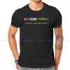 Sviluppatore di software per magliette da uomo It Programmatore geek Pure Cotton Tshirt Il mio codice funziona Non ho idea del perché Tee di Elegant Shirt Men