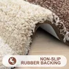 Olanly Shaggy Bath Mat Microfiber Absorberande Badrum Dusch Rug Non-Slip Soft Bedroom Living Room Golv Plush Mattan Decoration 231222