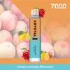 Original espanhol shisha Crystal pro 7000 puffs descartáveis ​​vapes suco puff 9000 12000 15k 18k vapor bar E cigarros 2% 16ml Cartucho pré-cheio 1300mah vaper