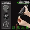 Automatic Wine Bottle Opener Rechargeable Electric Red Corkscrew with Charging Base Lover Bar Tool Kitchen Gadgets 231221