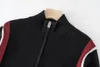 Men's Tracksuits Stock Wholesale Price Casual Zipper Knit Sweater Cotton Sets