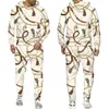 Novelty Iron Chain 3D Print Hoodie/Pants/Suit Män Kvinnor Långärmad huva tröjor Byxor Set Hip Hop Sportswear Tracksuit 231222