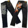 Jeans masculin 2023 denim branché de denim hommes chinois imprimé animal hauteur pantalon droit surdimensionné rétro harajuku large jambe unisexe