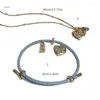 Colliers de pendentif N1he Collier Crystal Heart For Women Fashion English Letter Bracelets Bangle