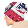 Berets vintage brytyjska flaga z londyńskim symbolem Skullies czapki streetwearu zimowe czapki czapki unisex union jack bonnet