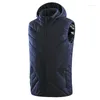 Skiing Jackets Men's Winter Electric Heating Vest Intelligent USB Charging Jacket Hunting Warm