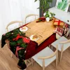 Table Cloth Christmas Gift Modern Home Printed Tablecloth Water And Stain Resistant Family Dinner Wedding Decoration
