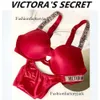 Högkvalitativ kvinnors trosor Victorias Secret Alphabet BH och trosuppsättning Sexig spets kvinnor underkläder thong underkläderbh