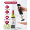 Automatisk vinöppnare Electric CorksCrew Openers For Beer With Foil Cutter Kitchen Bar Can Gadgets Bottle 231221