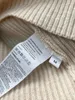 Damenpullover überqueren Rollkragenpullover Frauen Rib Strickpullover Langarmwolle und Kaschmir Misch