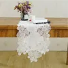 Tkanina stołowa europejska kwiatowa jadalnia osproodowca biegacz wiejska impreza haftowany koronkowy wystrój domu tkaninowy na imprezy ślub
