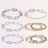 Bracelets de liaison authentique 925 Sterling Silver Pearl Me Bracelet Fit Original Chain pour les femmes Bijoux de mode Gift Love