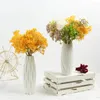 Dekorativa blommor 5st 5Colors Natural Dried Buquets Real Flower Colorful Po Props Home Decoration Garden Rose Arch Wreath Silk Fake