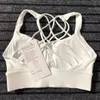 Chars de créateurs de yoga tops gym tissu choc sportif sportif réservoir de femmes alignent le soutien-gorge serré nu coulant