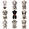 Belts Bdsm Adjustable Handmade PU Bandage Sexy Body Chest Harness Women Leather Strap Gothic Garter Belt Erotic Lingerie290B