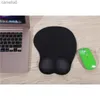 Mauspads Handgelenk ruhen Catxaa 3D -Pad bequem ergonomisch oppai All Black Gamer Rest Mousepad für Laptop PCL231221