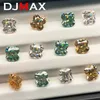 DJMAX 49mm Four Leaf Clover Loose Stones Certified Diamond Royal Blue Champagne VVS1 för smycken Making 231221