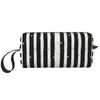 Cosmetic Bags Beetlejuice Pattern Makeup Bag Large For Men Women Horror Movie Toiletry Dopp Kit