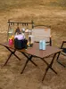 Camp Meubles Camping Table rouleau d'oeuf Aluminium ALLIAL