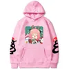 Kawaii Anya Casus X Aile Hoodies Çocuk Noel Giyim Erkek Kız Kız Karikatür Baskı Pullover Uzun Kollu Sweatshirt Spor Giyim