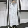 Casual Dresses 2023 Summer Pastoral Style Women Bluebell Floral Single-breasted Print Sleeveless Long Dress