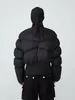 Men's Jackets Design Sense Thick Coat Slim-fit Neutral Short Black Down Jacket Men Women