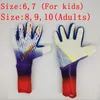Kinderen Volwassenen Doelman Handschoenen Doelmanhandschoenen Dikke latex voetbalvoetbal Anti-slip voetbal Kinderen Goalie Handschoenen 231221
