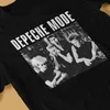 T-shirts pour hommes T-shirts de musique impressionnants pour hommes rond cou coton pur depeche mode cool t-shirt à manches courtes