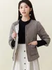 Women's Vests Autumn Spring Cotton Down Jacket For Women Three Quarter Sleeves Vest Waistcoat Warm Inner Lining Plush Thick Coat