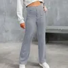 Calças femininas engrossam mulheres lápis feminino 2023 Roupas de inverno de outono O estilo elegante feminino de trabalho feminino calça de calça solta Capris