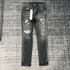 Brand de mode de jeans pour hommes Retro Do Pantalon Slip Slim Slim Fit Ripped