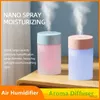 加湿器Searide 260ml Air air Hhididifier Ultrasonic Mini Aromatherapy DiffuserポータブルSprayer USBアロマエッセンシャルオイル用のホームベッドルーム用