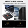 Tisric Portable zewnętrzny optyczny napęd DVD nieparzyste urządzenie HDD CD DVD odtwarzacz USB 3.0 Zewnętrzny czytnik CD na komputery stacjonarne laptopa 231221