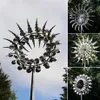 Lampes solaires 2021 Métal de vent en métal unique et magique Spinneurs dynamiques Spinners Power Power Ratgers exotic yard Patio pelouse Garden déco309j