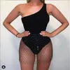 Grid Mesh Hollow Out Mini Skirt For Women Fishnet Skirt Sexy Beach Night Club Bikini Crops Cover Crystal Body Chain T2005072838