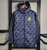 2023 2024 Real Madrid Full Zipper Trailsuit Eğitim Takımı Vini Jr Bellingham kapüşonlu ceket rüzgar kırıcı 23/24 Real Madrides Erkek Futbol Camavinga