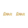 Stud Earrings Fashion Delicate Cubic Zircon Cute Female Star Cross Bird Crown Love Heart Earring For Women Wedding Gift Jewelry