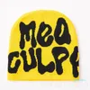 Шляпы мужчины специальная MEA для дизайнерского капота Fun Day Kpop Wool Gorro Skullies Hoods Accessories современный стиль хип -хоп