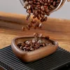 TEA TRAYS Kaffebönor Dosering Träfartyg Kuppfack Espresso Tillbehör för mjölkbutiker Hem Bar