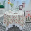 Table Cloth Spring Imprint Waterproof And Anti Fouling Tablecloth Pastoral Style Dining Tea