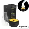 Bottiglia di vetro set di caveo con base di ricarica leggera vaporizzatore olio di cera per olio elettrico tamponi elettrici bongs bongs atomizzatore elettronico dispositivo in vetro USB ZZ