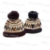 Vinterdesigner stickad ullhatt kvinnor chunky stickade tjocka varma mössor hattar kvinnliga motorhuven mössor 2 färger s