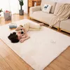 Imitation Rabbit Fur Carpet Modern living Room Soft Fluffy Plush Rugs Children's Bedroom Carpet Faux Fur Mats Solid Color Gray 231222