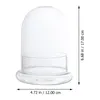 Vases Plant Protector Cover Plastic Cloche Dome Terrarium Bell Jar Brick Glass Bottle For Garden