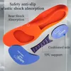 Solto di sole a solette ortopediche per scarpe elastico assorbimento di ammortizzatori di shock traspirante Basketball Flat Feet 231221