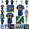 Heren 44 Julio Rodriguez 2023 City Connect Baseball Jersey Women Youth Ken Griffey Jr. Jarred Kelenic JP Crawford Suzuki Ichiro Cal Raleigh Mariners Kolten Wong