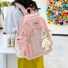 School Bags Japanese Harajuku Backpack Women JK Uniform Bag Shoulder Teenage Girls Itabag Transparent Ita Handbags