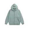 Autumn and Winter Zipper Cardigan Hoodie Long Sleeve Coat Men and Women Brushed Hoody