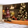 Tapisseries Christmas Window Home Decoration Decoration Tapestry Bohemian Scene Mur Boucs suspendus