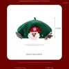 BERETS 2024 Babbo Natale Anno Rosso Wool Women Autumn Inverno Cappello Caldo Studente All-Match Studente Sweet Painted Wholesale all'ingrosso